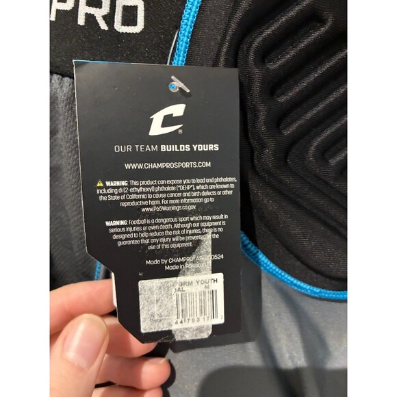 NWT Champro Bull Rush Protection Football Pads - Boy's M - Picture 4 of 5